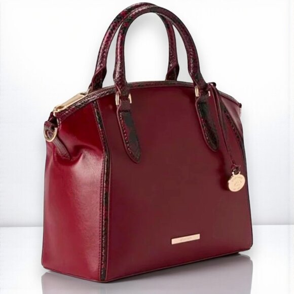 💛SOLD💛 Brahmin Duxbury Leather Satchel "Embrace Dietrich" - New - Picture 4 of 13